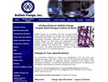 Tablet Screenshot of buffaloflange.com